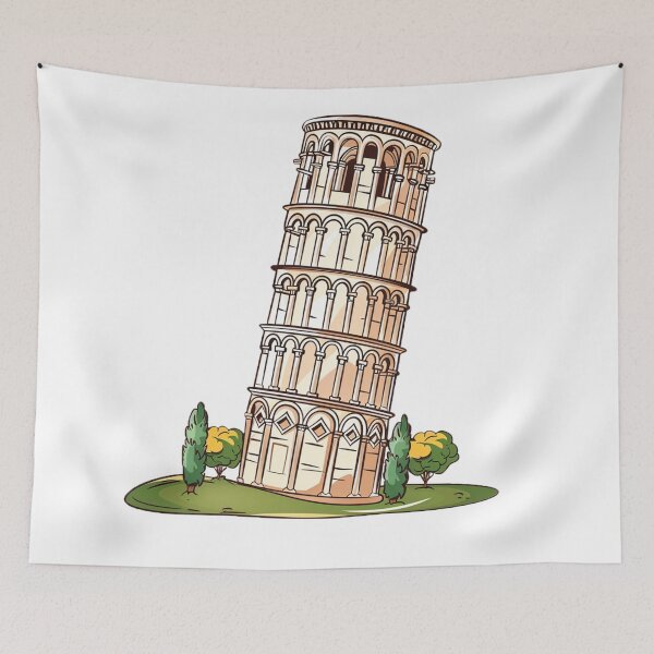 Item preview, Leaning Tower designed and sold by Stickermagician.