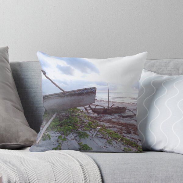 Item preview, early morning African fisherman and wooden dhows designed and sold by exploramum.