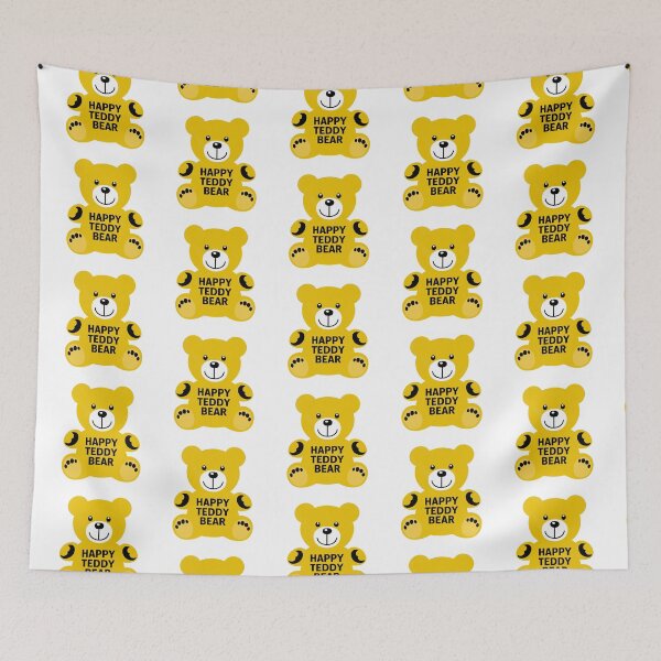 Item preview, Very Happy Teddy Bear designed and sold by thespecialtyhub.