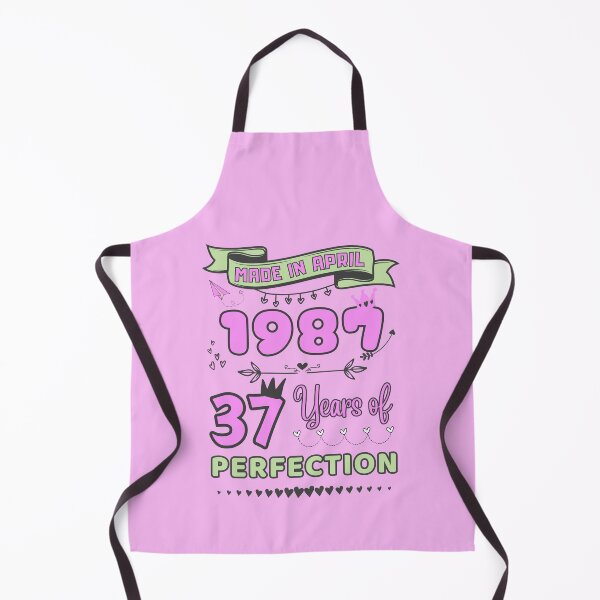 Item preview, Made in april 1987 37 Years of Perfection, 37th Birthday sticker, Officially 37, Women Birthday sticker, Personalized 37th Birthday Gift designed and sold by amchtakkosa1.
