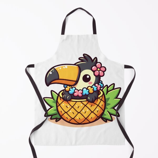 Item preview, Kawaii Toucan With Hawaiian Lei designed and sold by CanvasCutie.