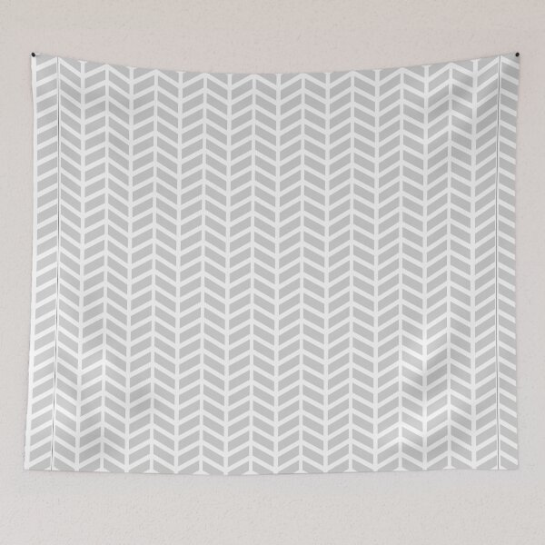 Item preview, Gray & White Chevron designed and sold by ANNIE NEUSTETER.