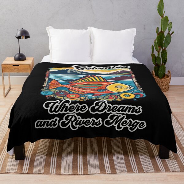 Item preview, Colombia Where Dreams and Rivers Merge designed and sold by SpacePigsZone.