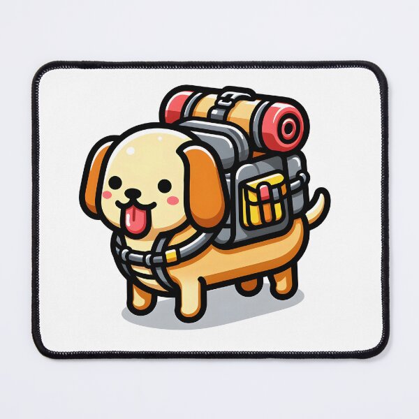 Item preview, Kawaii Hot Dog With Backpack designed and sold by CanvasCutie.