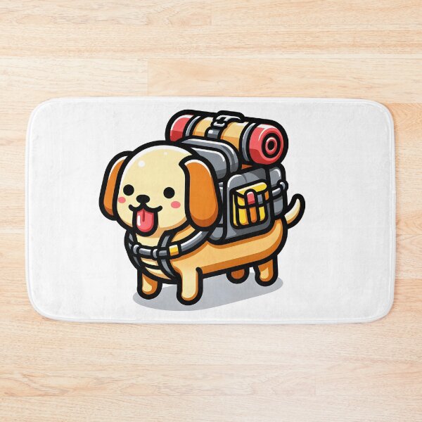 Item preview, Kawaii Hot Dog With Backpack designed and sold by CanvasCutie.