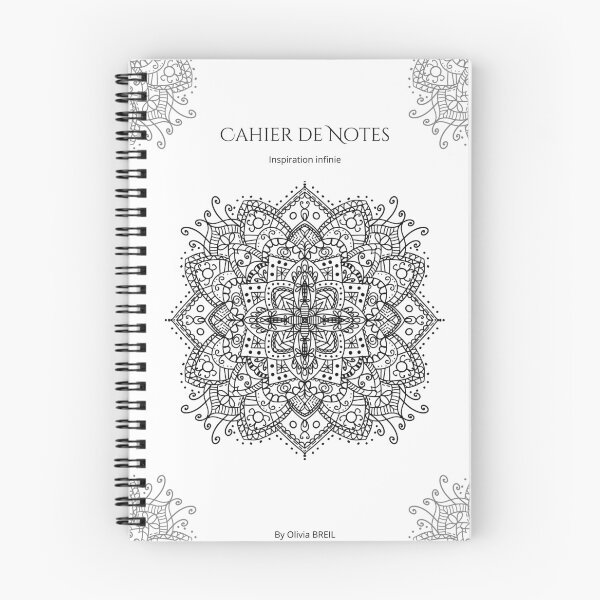 Aperçu de l'œuvre CAHIER DE NOTES INSPIRANT créée et vendue par ODM47550.