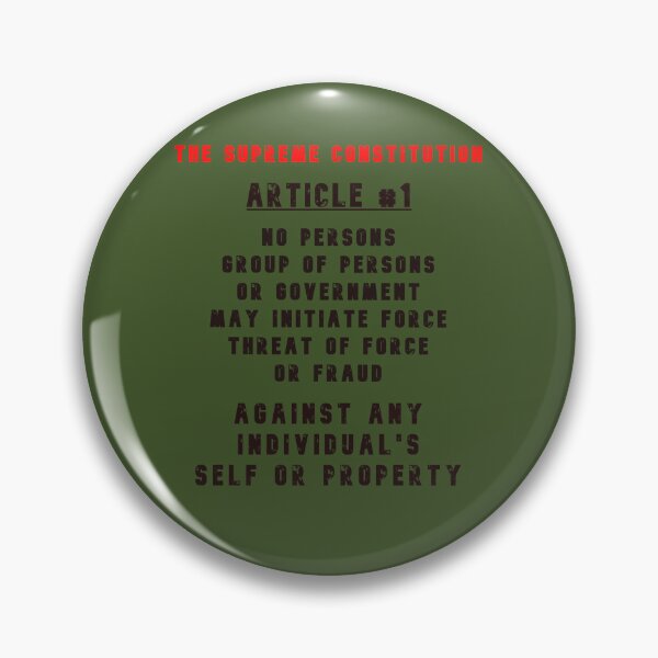Item preview, The Supreme Constitution - Article 1 designed and sold by AlienAlmanac.