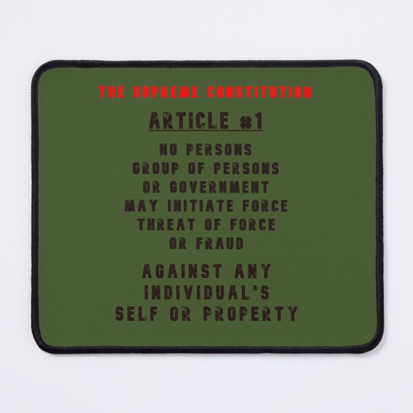 Item preview, The Supreme Constitution - Article 1 designed and sold by alien almanac.