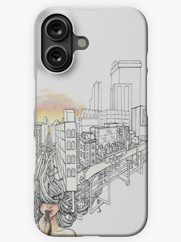 Thumbnail 1 of 4, iPhone Case, Sewer Princess Sunset designed and sold by serenekitchen.