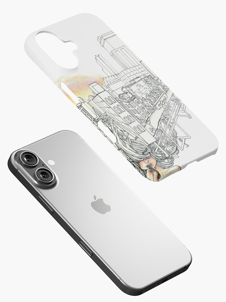 Thumbnail 2 of 4, iPhone Case, Sewer Princess Sunset designed and sold by serenekitchen.