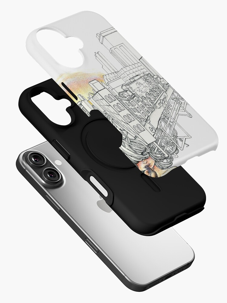 Thumbnail 2 of 4, iPhone Case, Sewer Princess Sunset designed and sold by serenekitchen.