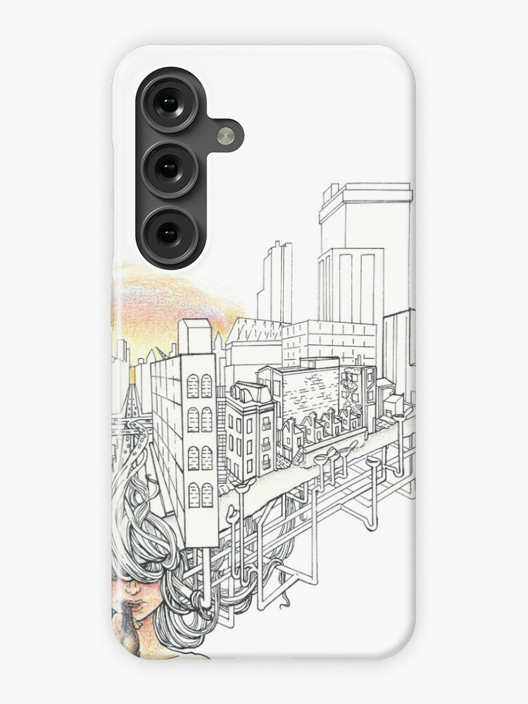 Thumbnail 1 of 4, Samsung Galaxy Phone Case, Sewer Princess Sunset designed and sold by serenekitchen.