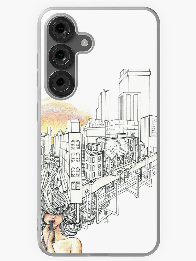 Thumbnail 1 of 4, Samsung Galaxy Phone Case, Sewer Princess Sunset designed and sold by serenekitchen.