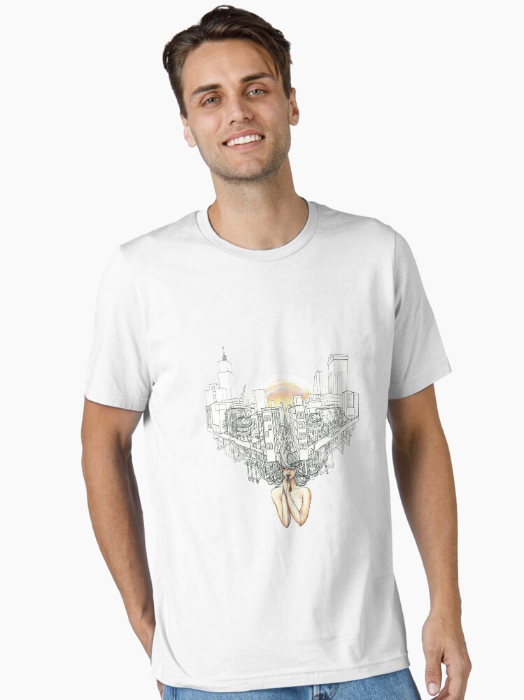Thumbnail 1 of 7, Essential T-Shirt, Sewer Princess Sunset designed and sold by serenekitchen.