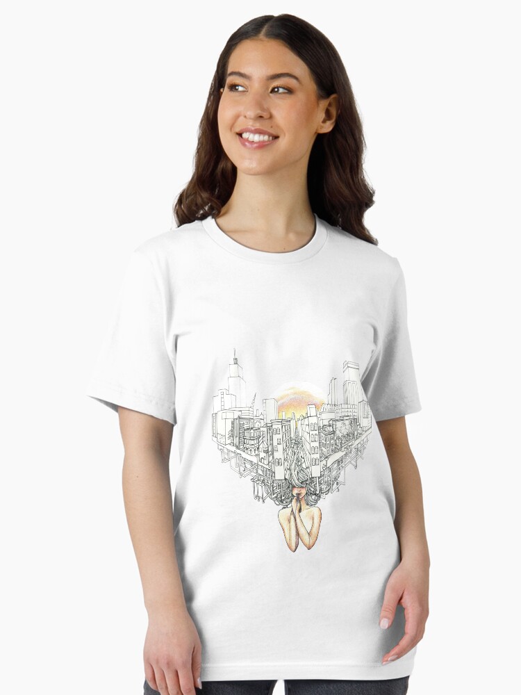 Thumbnail 2 of 7, Essential T-Shirt, Sewer Princess Sunset designed and sold by serenekitchen.