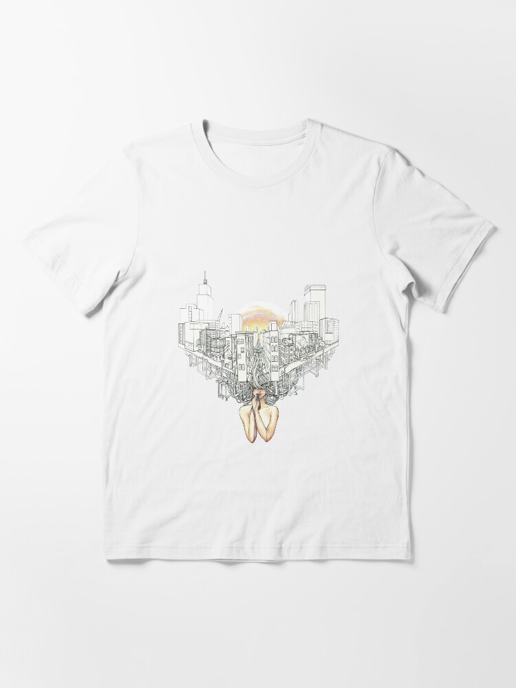 Thumbnail 3 of 7, Essential T-Shirt, Sewer Princess Sunset designed and sold by serenekitchen.