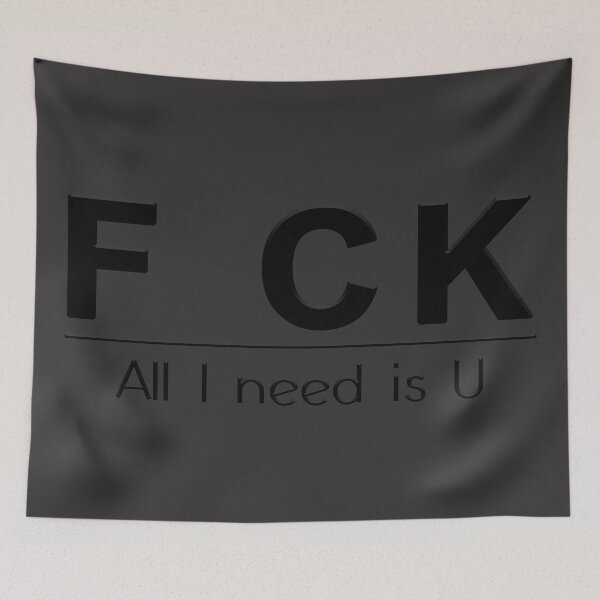 Item preview, F CK - All I need is U designed and sold by CatByDesign.