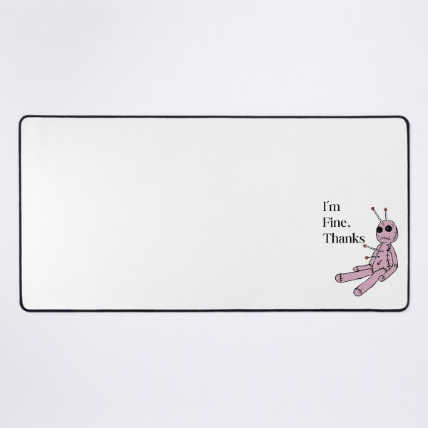 Item preview, 'I'm Fine, Thanks' Voodoo Doll  designed and sold by girlsbiteback.