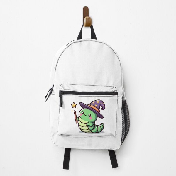 Item preview, Kawaii Caterpillar With Wizard Hat designed and sold by CanvasCutie.