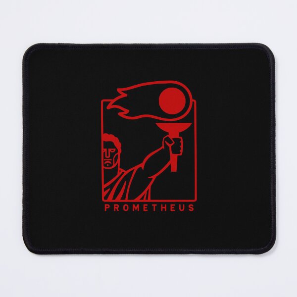 Item preview, Minimalist art of Prometheus. For Geek mythology fans in red ink designed and sold by martodesign.