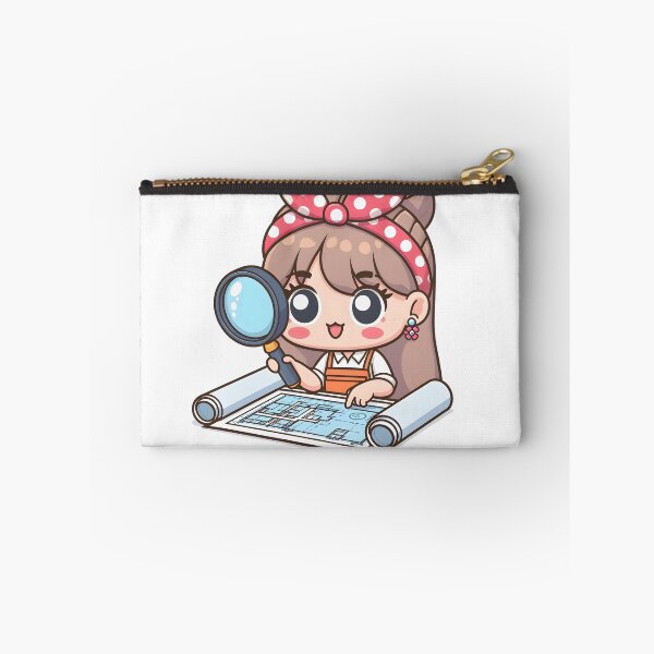 Item preview, Kawaii Interior Designer With Polka-Dot Headband designed and sold by CanvasCutie.
