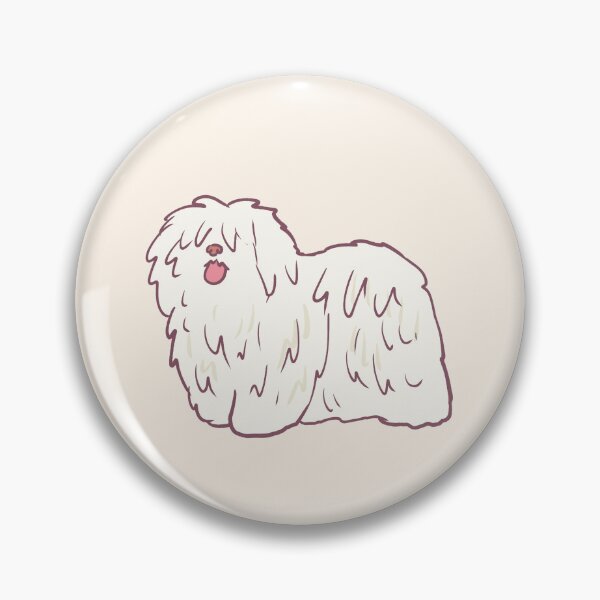 Item preview, White puli dog drawing  designed and sold by Mayarart.