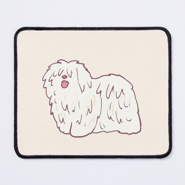 Item preview, White puli dog drawing  designed and sold by Mayarart.