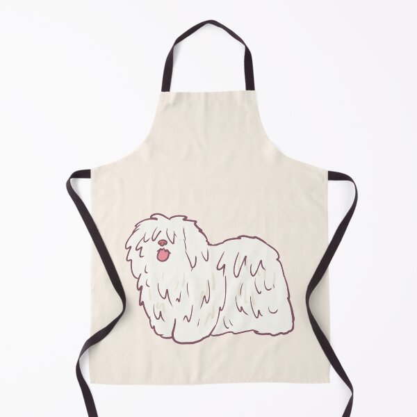 Item preview, White puli dog drawing designed and sold by Mayarart.