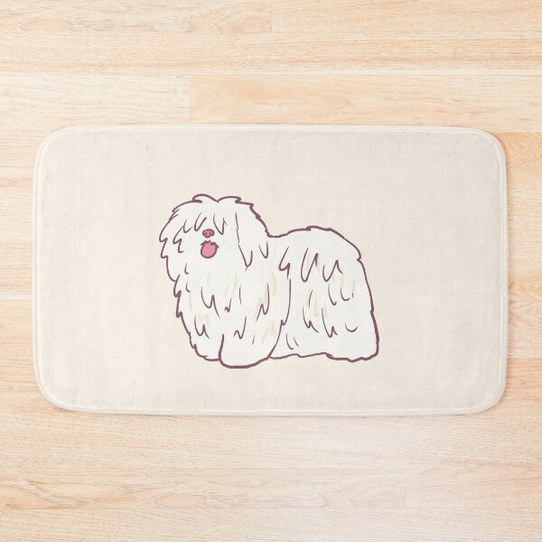 Item preview, White puli dog drawing  designed and sold by Mayarart.
