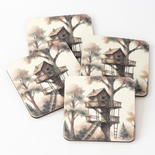 Item preview, Tree House designed and sold by Leslie Montgomery Art.