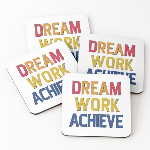 Item preview, Dream Work Achieve - Inspirational T-Shirt Design designed and sold by SSulatul101.
