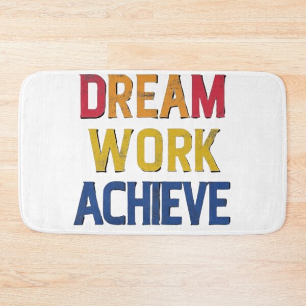 Item preview, Dream Work Achieve - Inspirational T-Shirt Design designed and sold by SSulatul101.