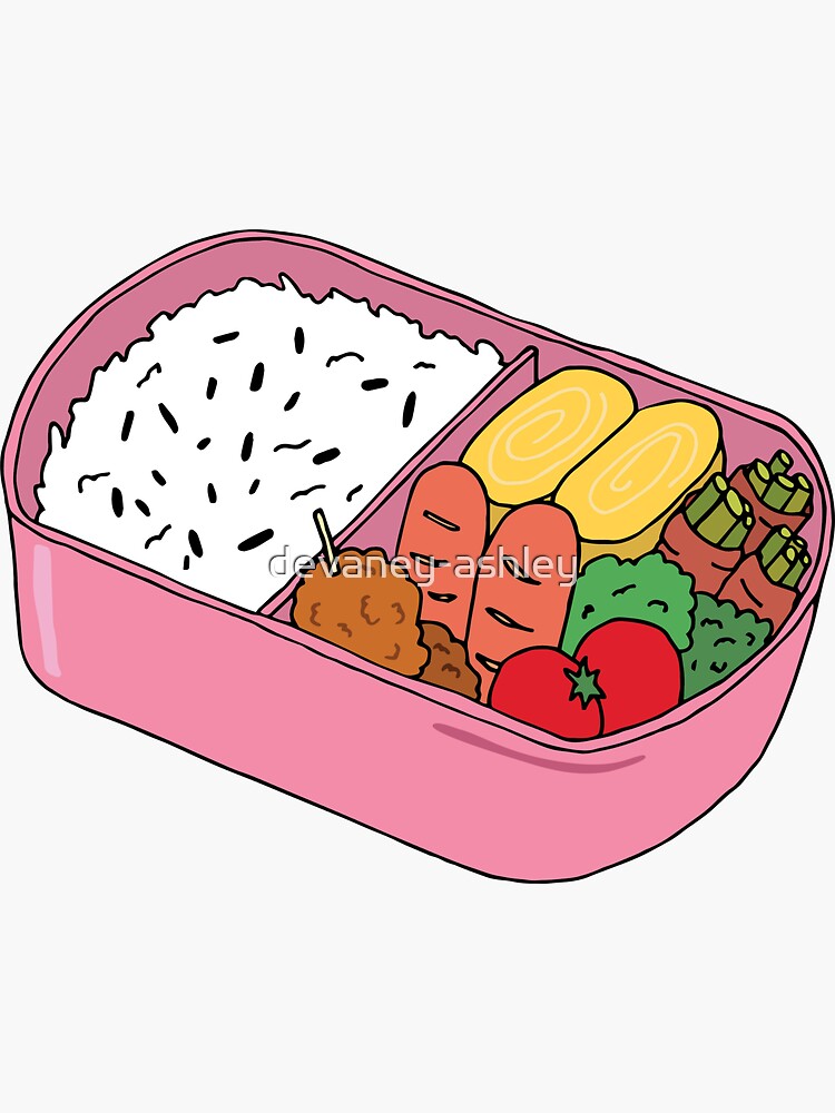 Cute Bento Box - Food - Sticker