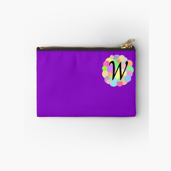 Item preview, Colorful Pastel Bubbles Upper Case Letter W Monogram designed and sold by MGonline.
