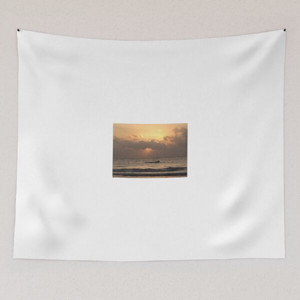 Item preview, sun rays on the water with wooden dhows designed and sold by exploramum.