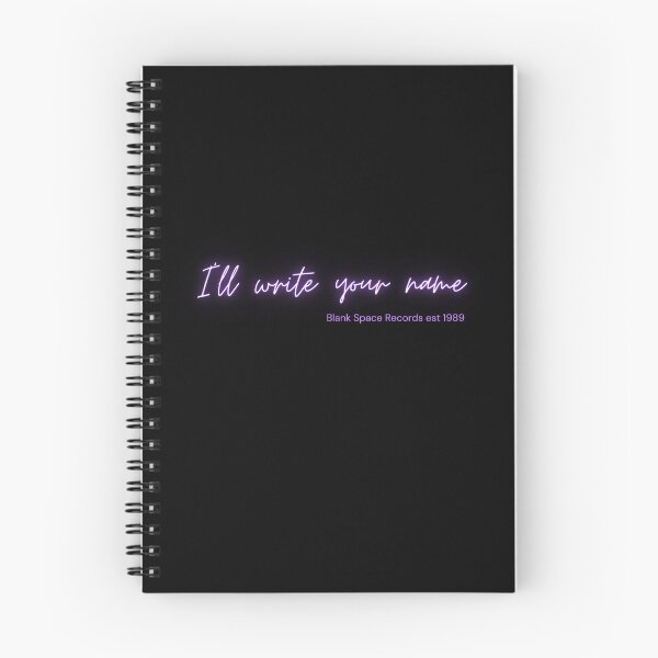 Item preview, I'll write your name - Blank Space Records [Taylor Swift] designed and sold by girlsbiteback.