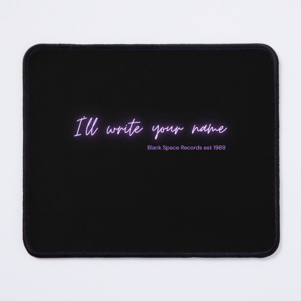 Item preview, I'll write your name - Blank Space Records [Taylor Swift] designed and sold by girlsbiteback.