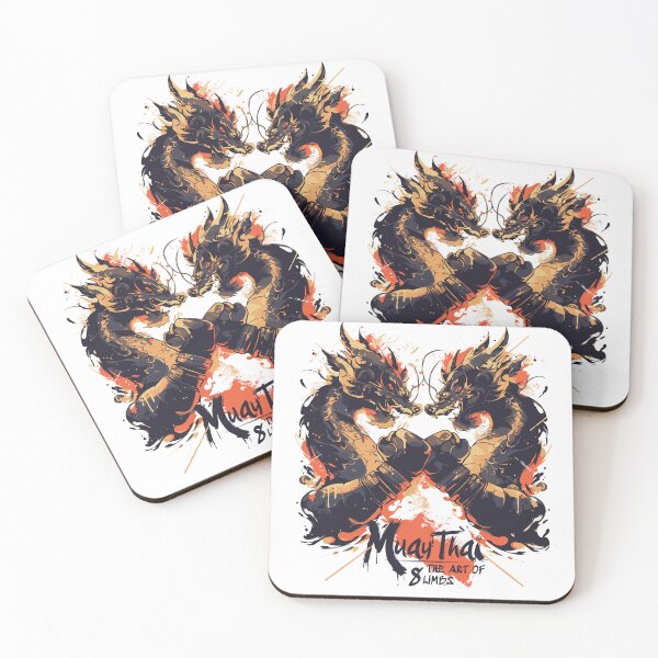 Item preview, Muay Thai Boxing Dragons - The Art of 8 Limbs designed and sold by emmjott.
