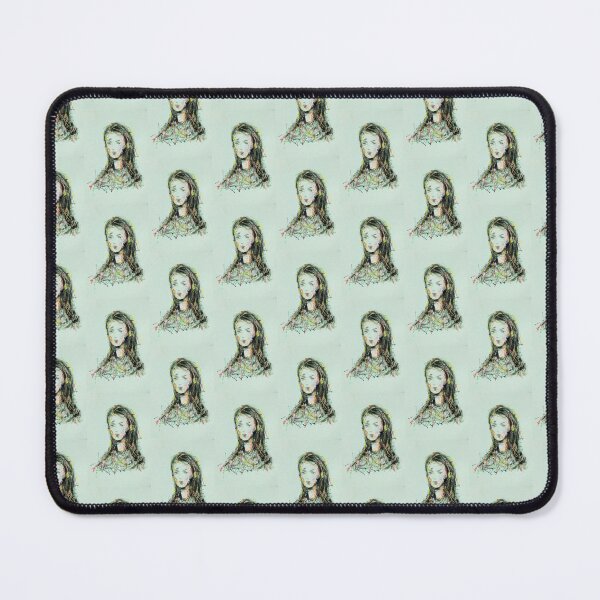Item preview, Abstract female face with swirling colors designed and sold by Super-Pinhead.