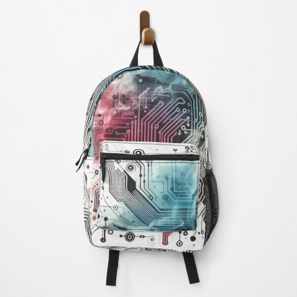 Item preview, Circuitboard Pattern with colored smoke designed and sold by TheModernSociety.