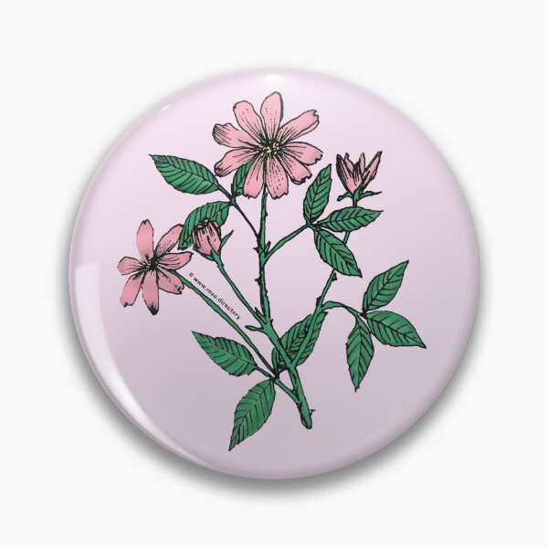 Item preview, Light Pink Pompon Rose Bloom Single 1-7 Petals Almost Flat designed and sold by Rachael Taylor.