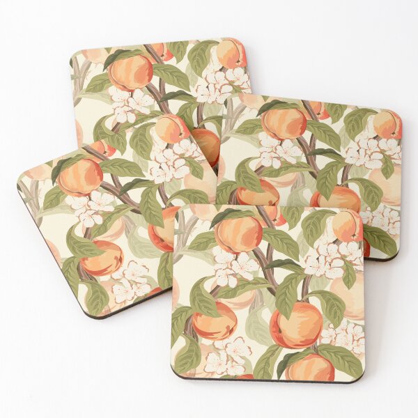 Item preview, Peach Seamless pattern designed and sold by Ayesha Saleem.