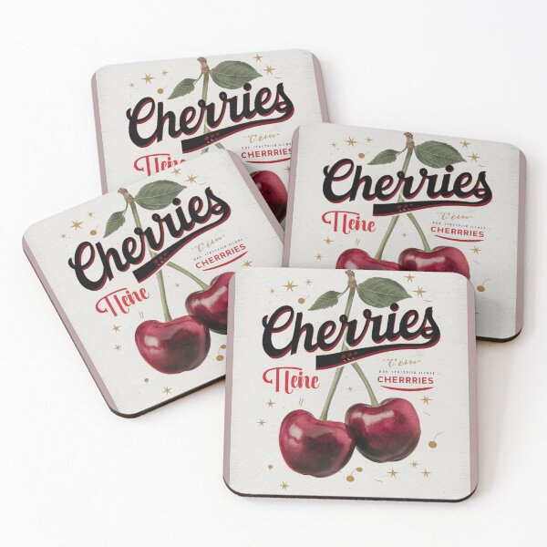 Item preview, Juicy Cherries: Vibrant Fruit Design designed and sold by Colorful-Garden.