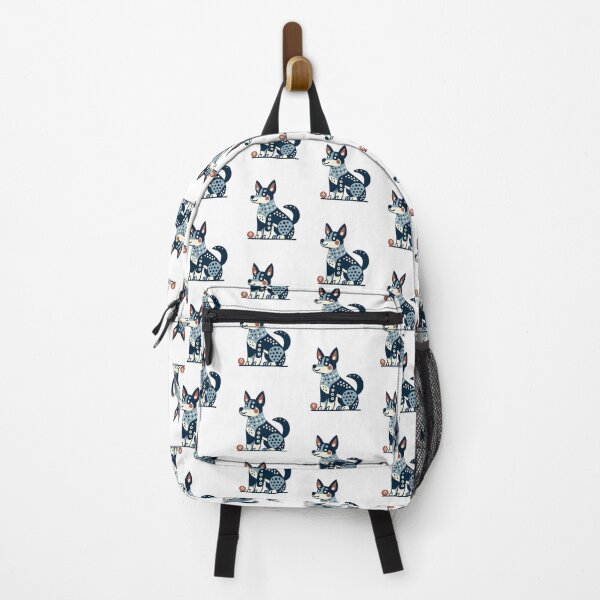 Item preview, Blue Heeler Dog In Folk  designed and sold by printmala.