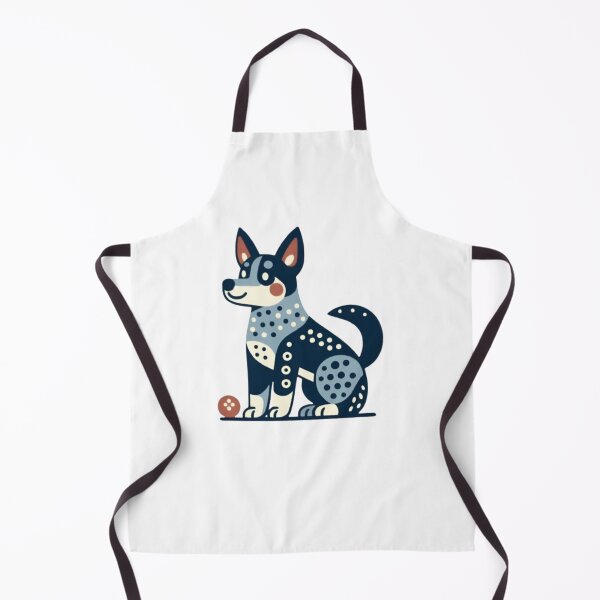 Artikelvorschau, Blue Heeler Hund im Folk entworfen und verkauft von printmala.