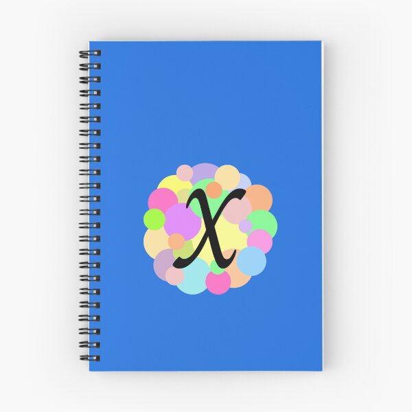 Item preview, Colorful Pastel Bubbles Upper Case Letter X Monogram designed and sold by MGonline.