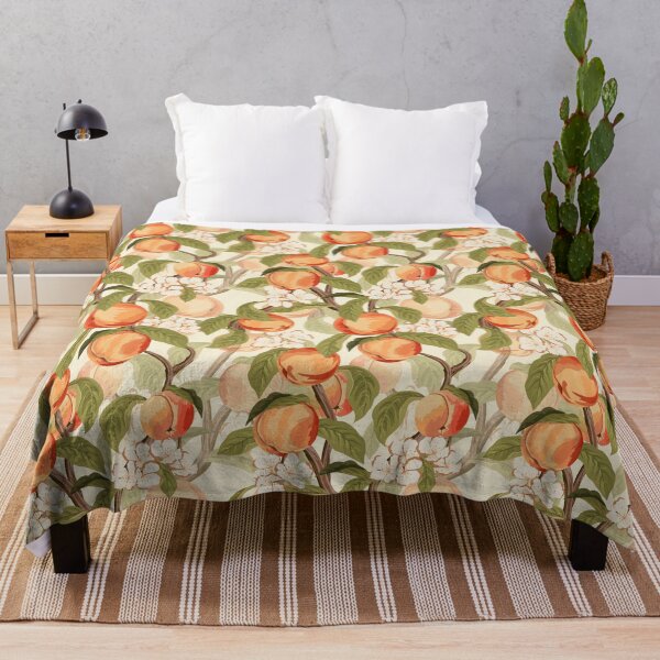 Item preview, Peach Seamless pattern designed and sold by Ayesha Saleem.