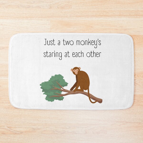 Item preview, Just a two monkey’s staring at each other funny humour sarcasm  designed and sold by MikusOla.