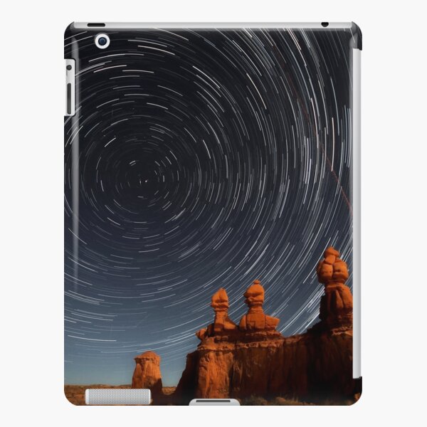 Star trails in Goblin valley iPad Snap Case