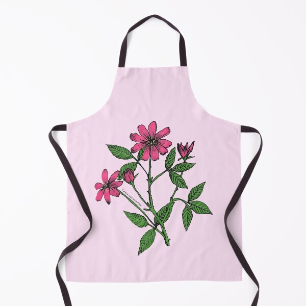 Item preview, Mid Pink Pompon Rose Bloom Single 1-7 Petals Almost Flat designed and sold by Rachael Taylor.